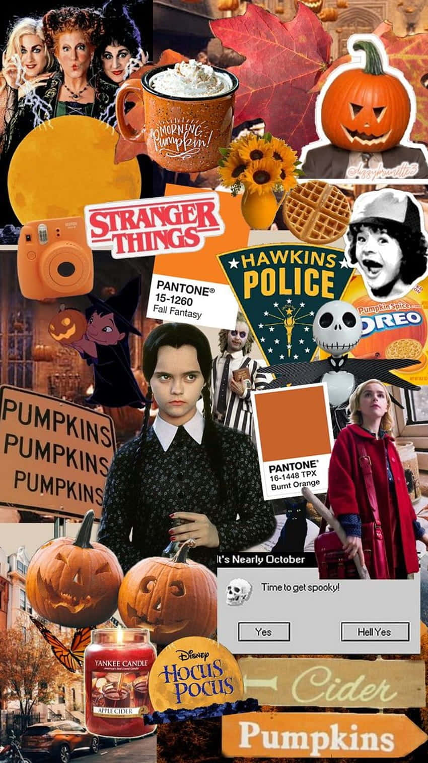 Hocus Pocus Halloween Collage Wallpaper