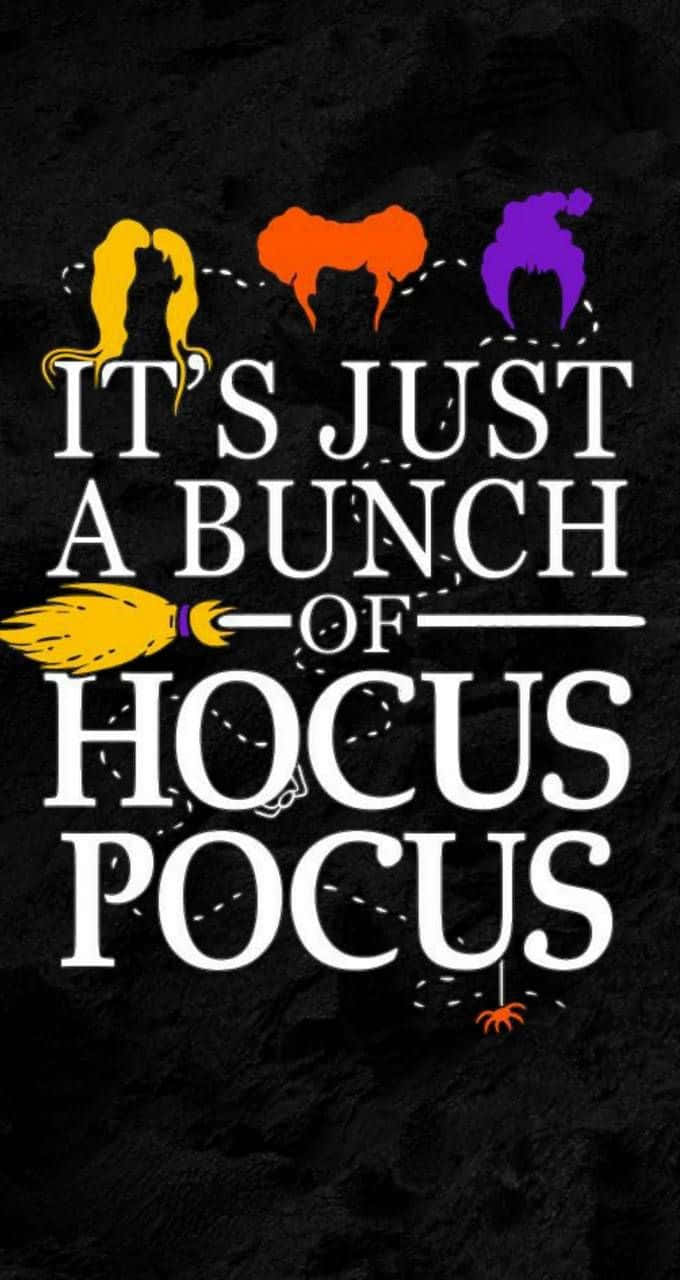 Get Spooky and Festive this Fall with the Hocus Pocus Iphone and all its Magical Features! Wallpaper