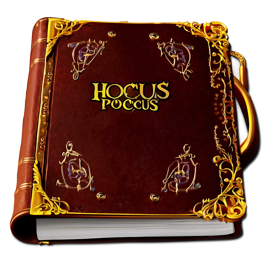 Hocus Pocus Spellbook Cover Png 46 PNG