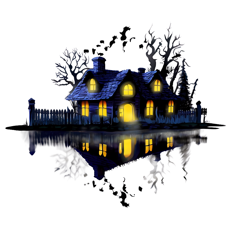 Hocus Pocus Spooky House Png 05212024 PNG