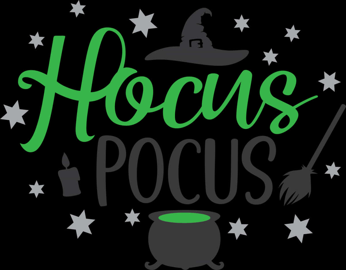 Hocus Pocus Witchy Elements PNG