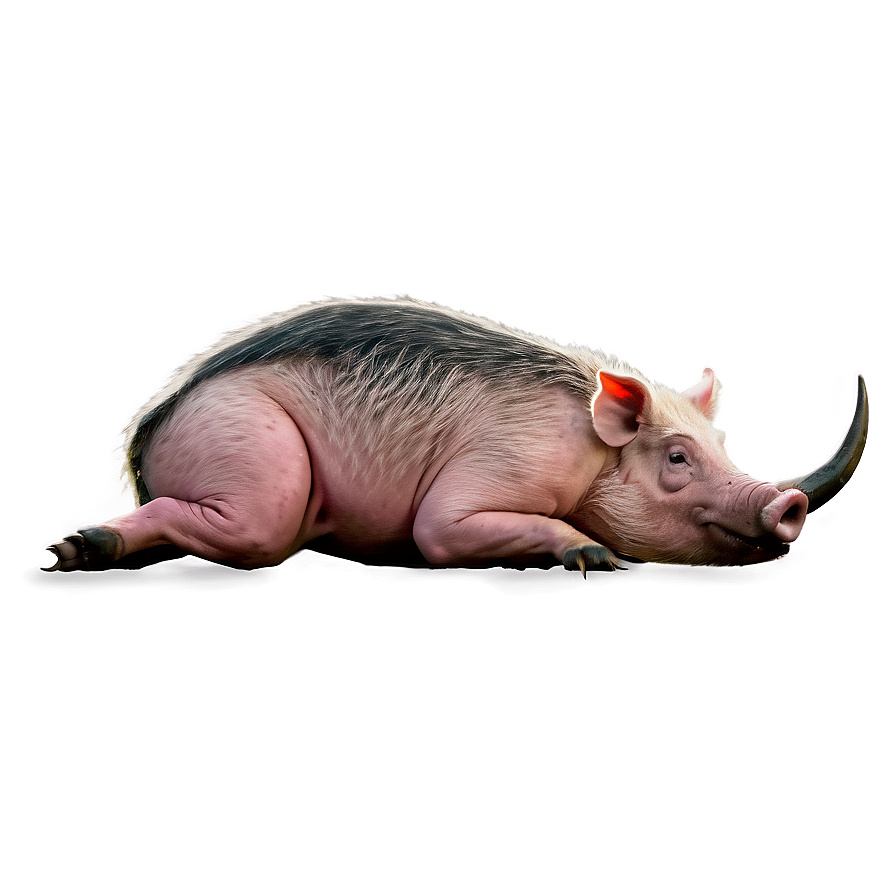 Hog With Tusks Png Msg PNG