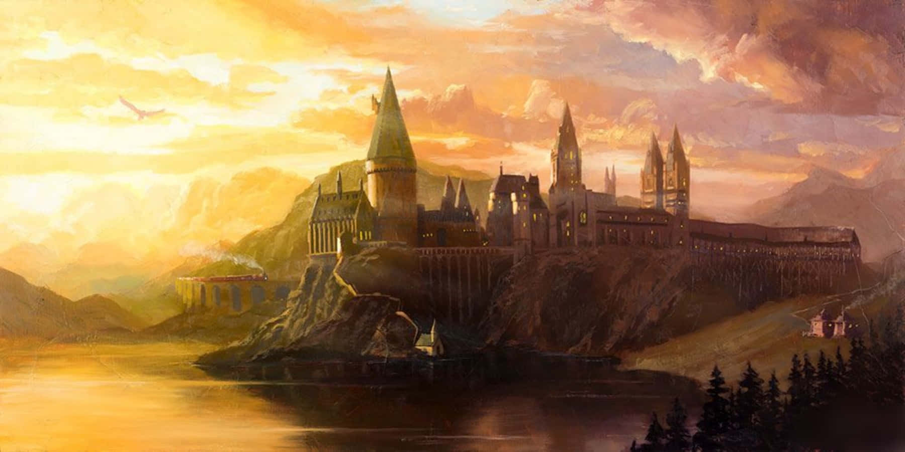 Velkommentil Hogwarts, Den Mest Magiske Skole I Nærheden.