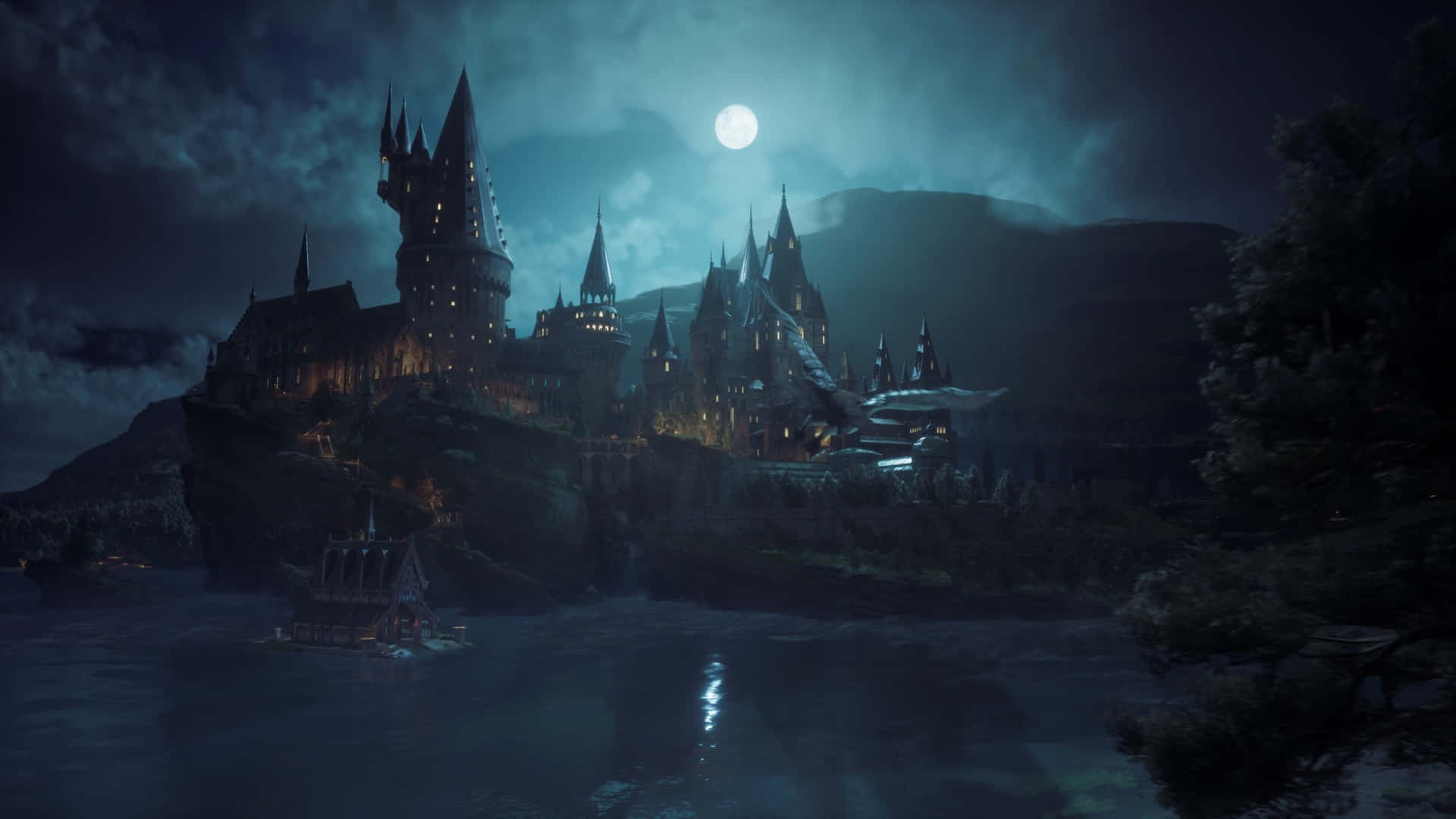 Udforskden Mystiske Verden Af Hogwarts.