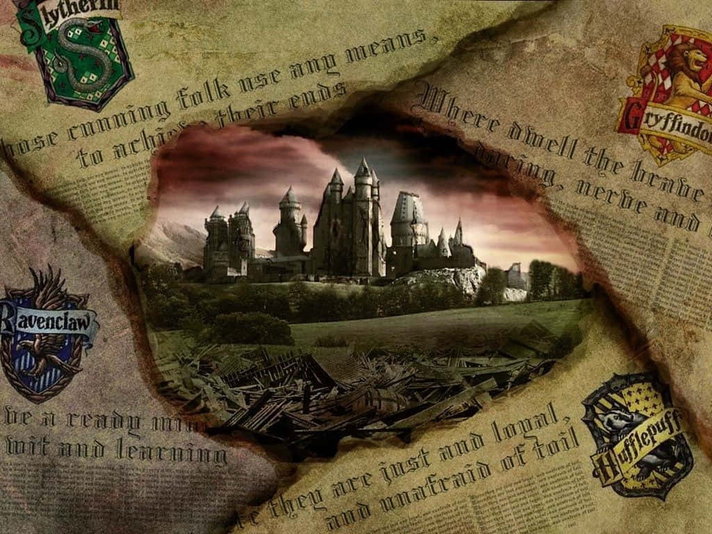 Hogwarts Castle Harry Potter Houses Picture