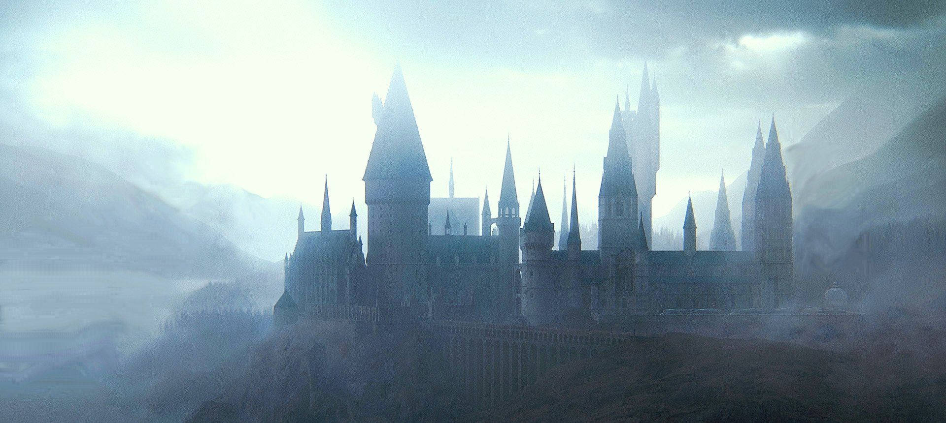 Hogwarts Castle Standing in Ethereal Splendor Wallpaper