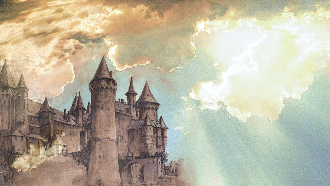 Hogwarts Castle In Sunlight