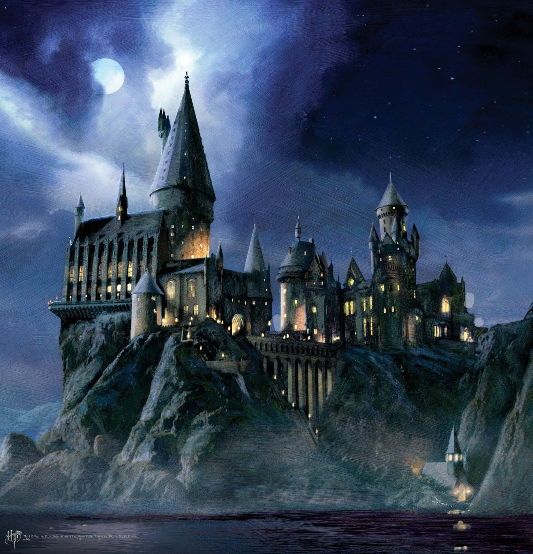 Hogwarts Castle Dark Moon Picture