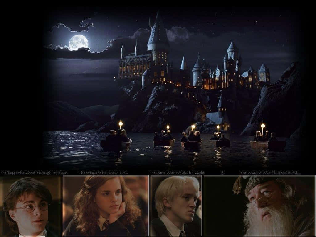 Det magiske verden af Hogwarts Slot Wallpaper