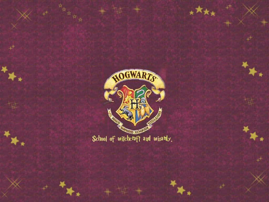 Hogwarts Crest - The Emblem of Magic and Legacy Wallpaper