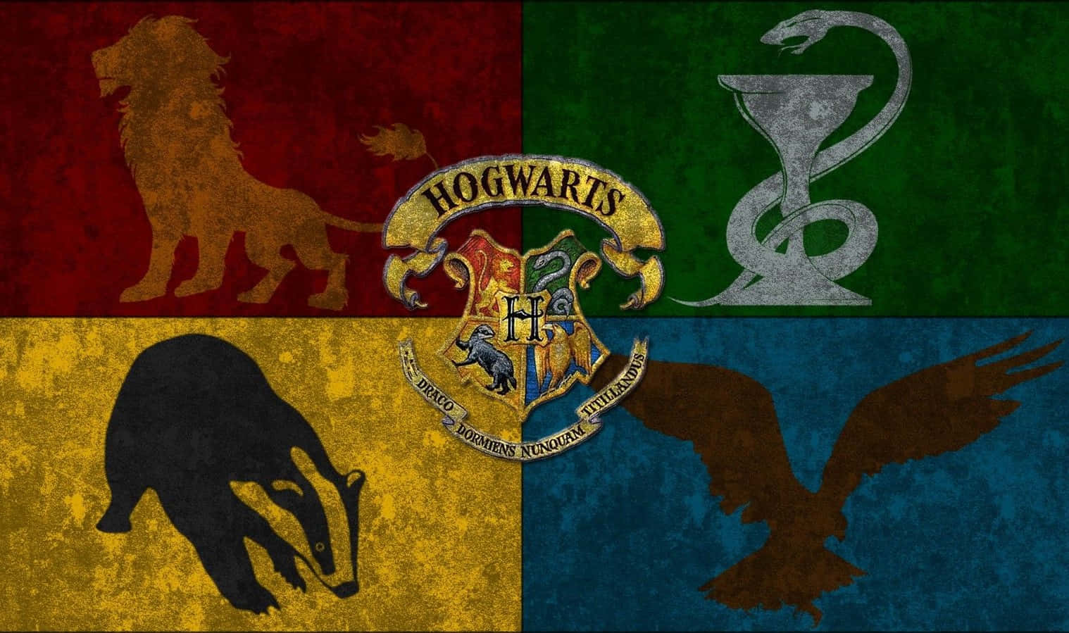 Hogwarts Crest - Symbols of Magic and Prestige Wallpaper