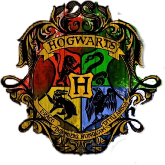 Hogwarts Crest Colorful Emblem PNG