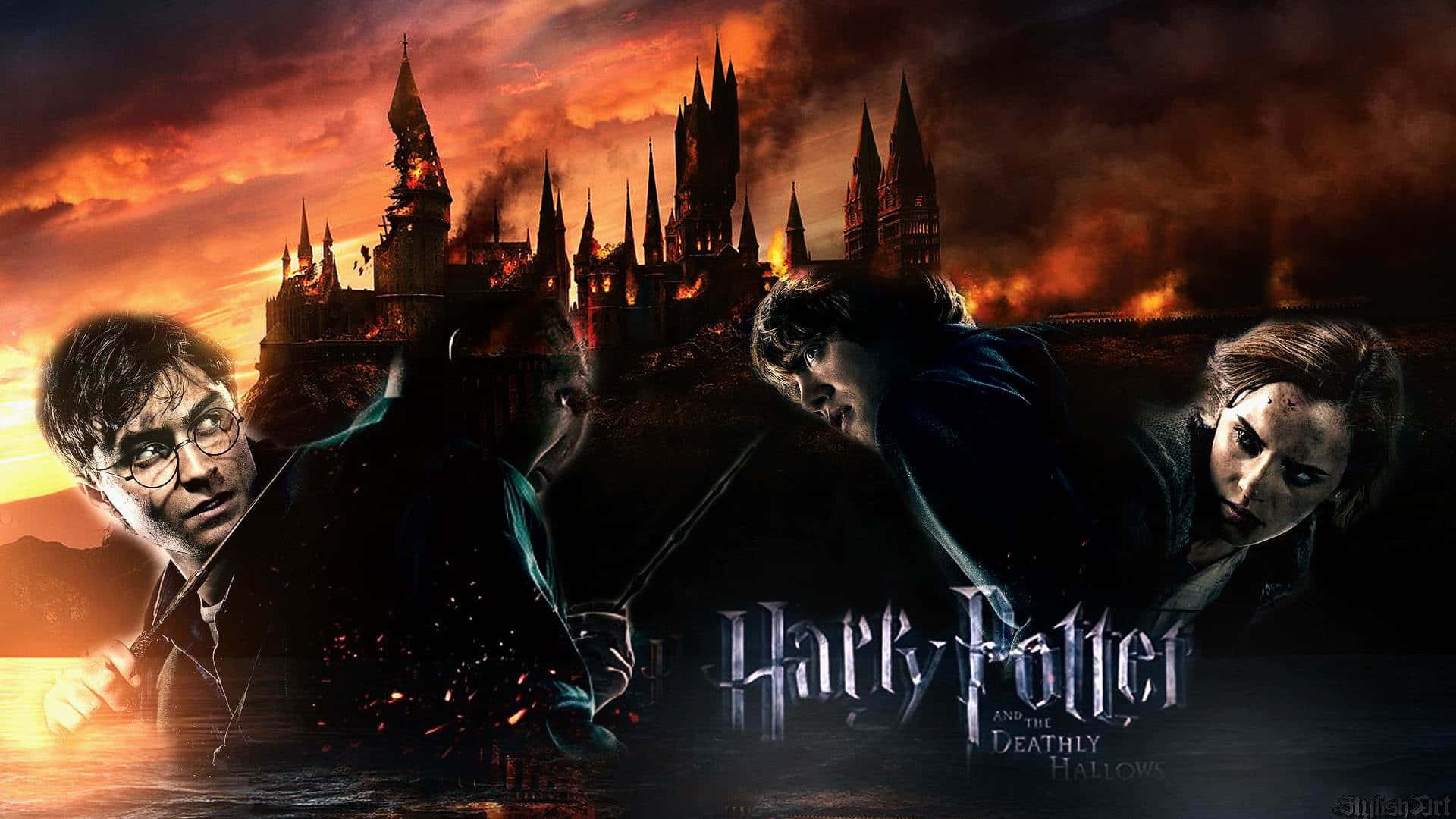 Sfondoper Desktop Di Hogwarts Deathly Hallows Sfondo
