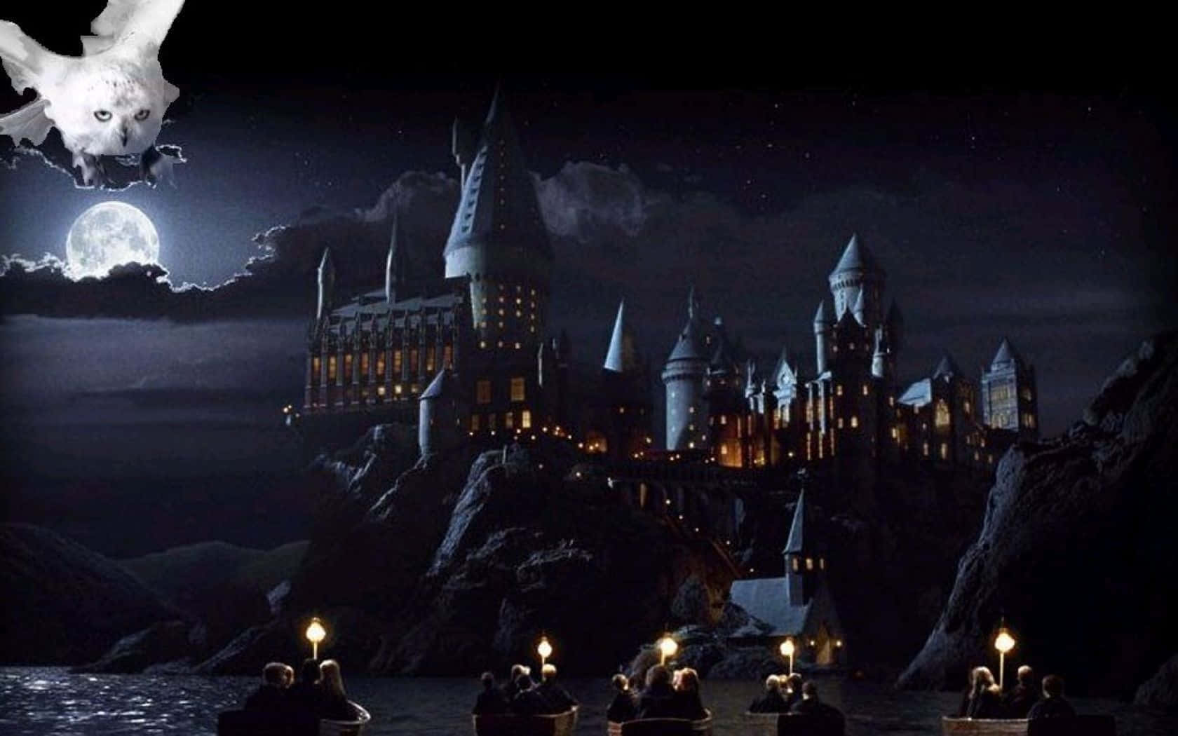 Let the Magic Begin: Hogwarts Desktop Image Wallpaper