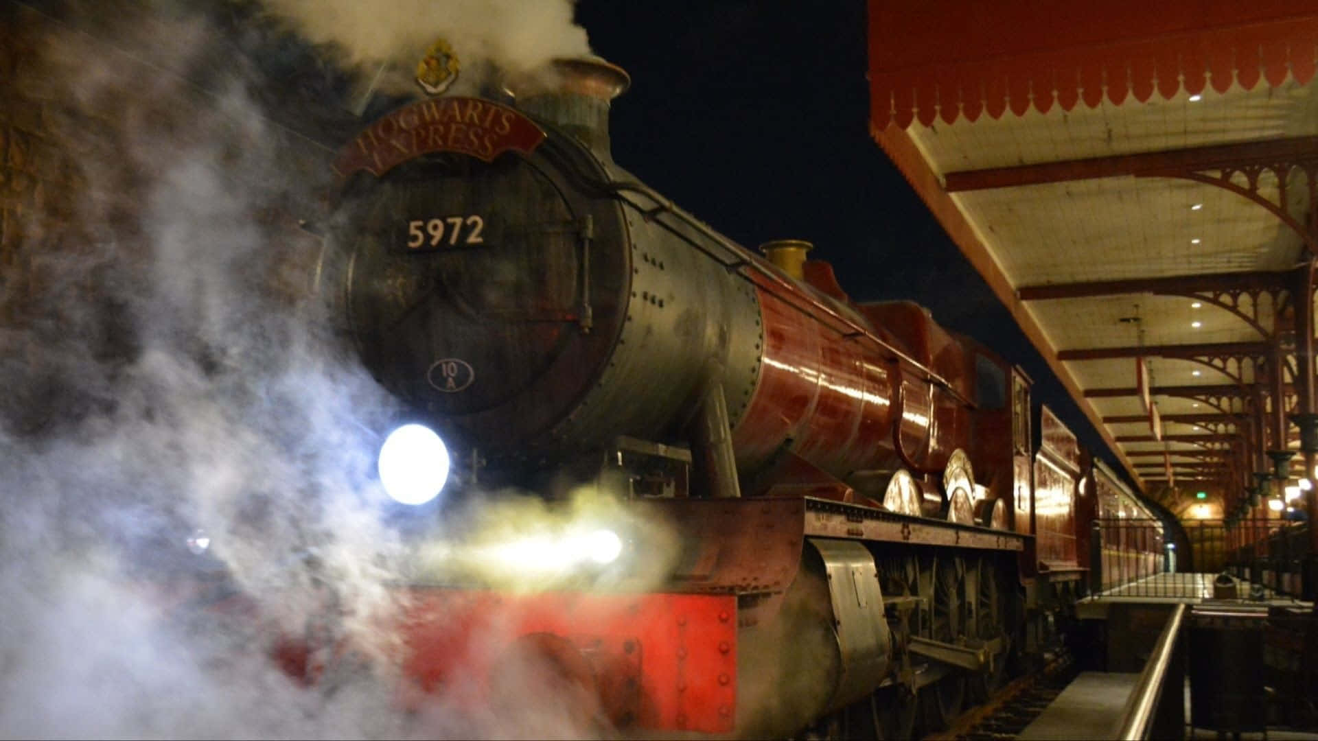 Enchanting Journey Aboard Hogwarts Express Wallpaper