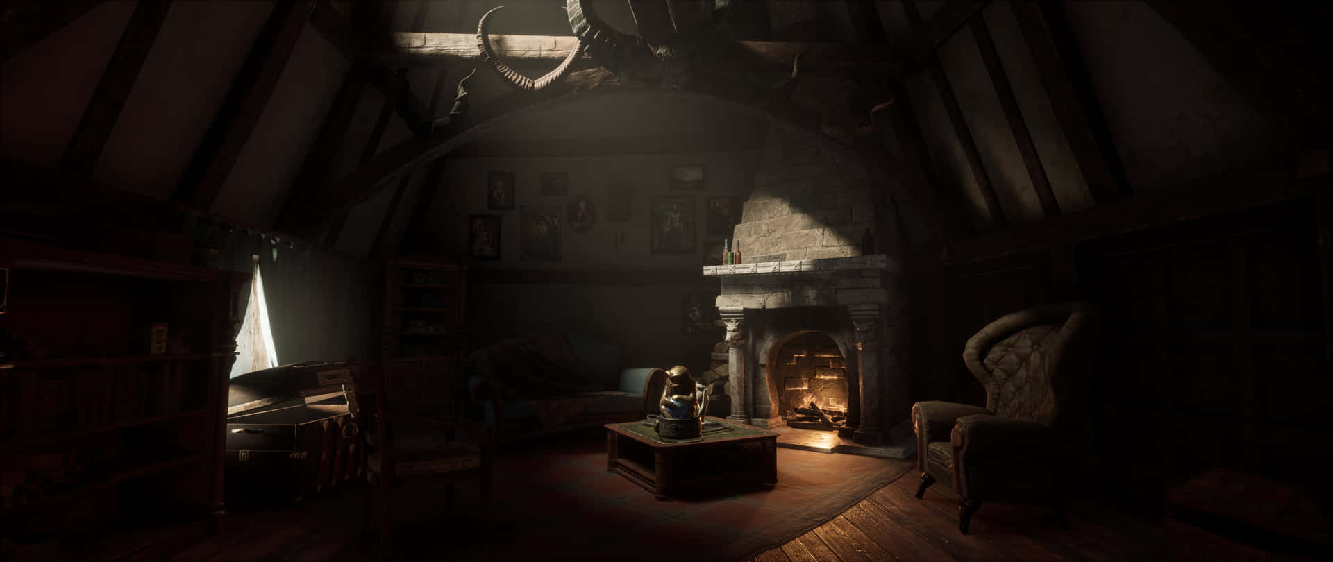 Hogwarts Legacy_ Common Room_ Ambience Wallpaper