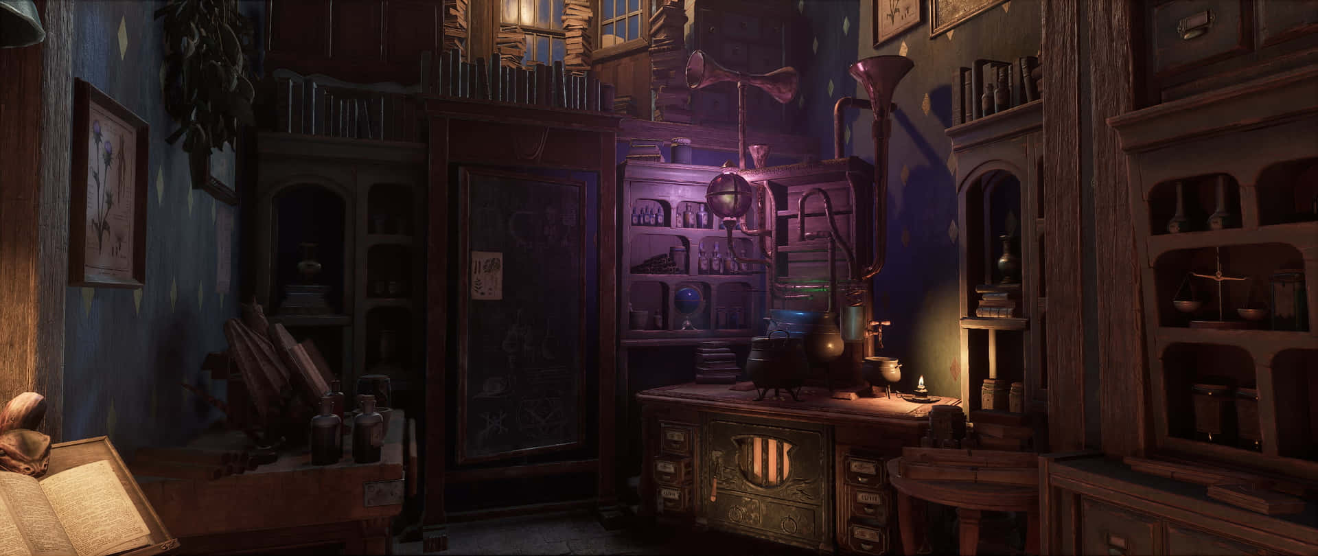 Hogwarts Legacy_ Magical Potions Classroom.jpg Wallpaper
