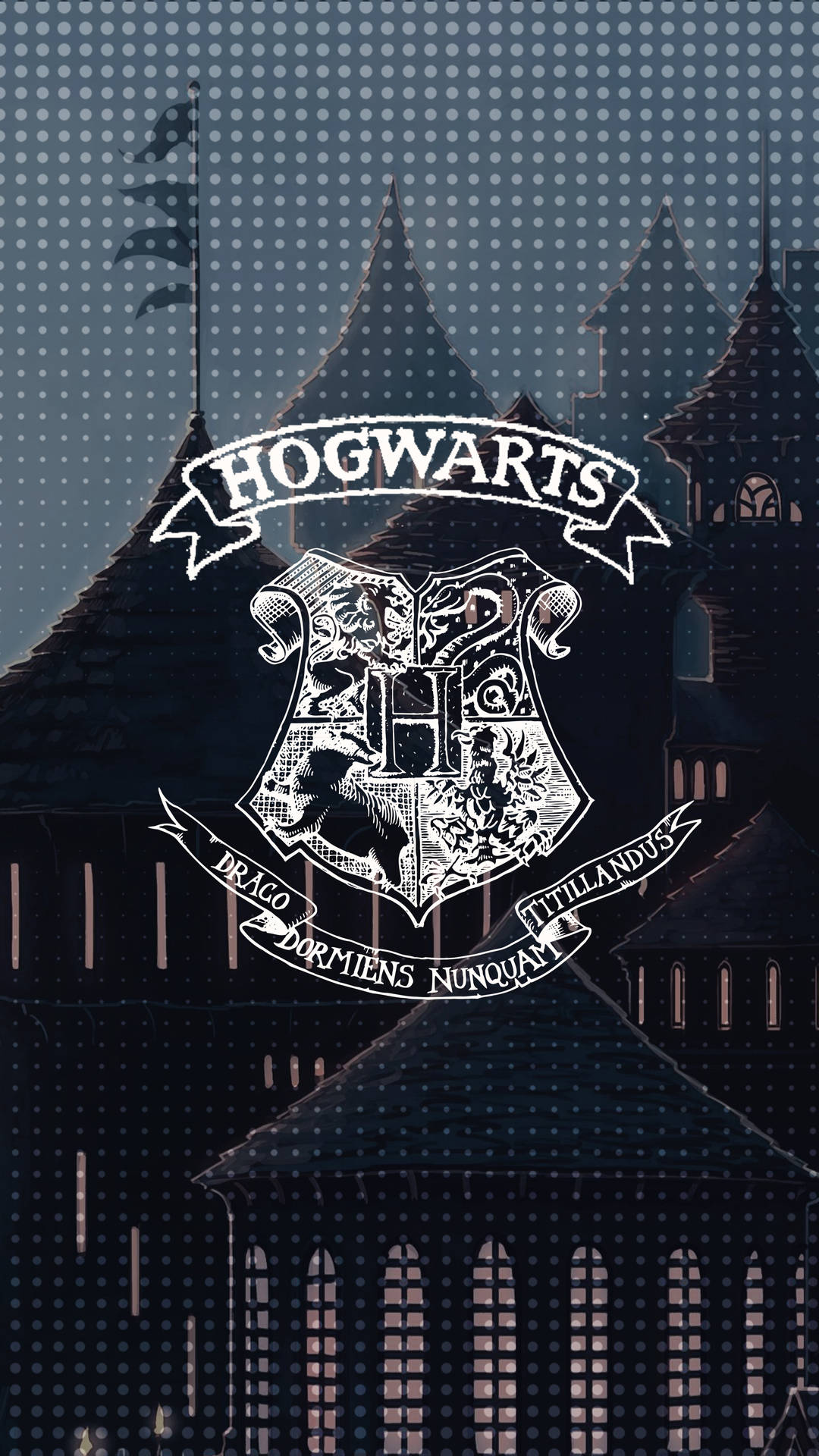 Hogwarts Logo Æstetisk Wallpaper