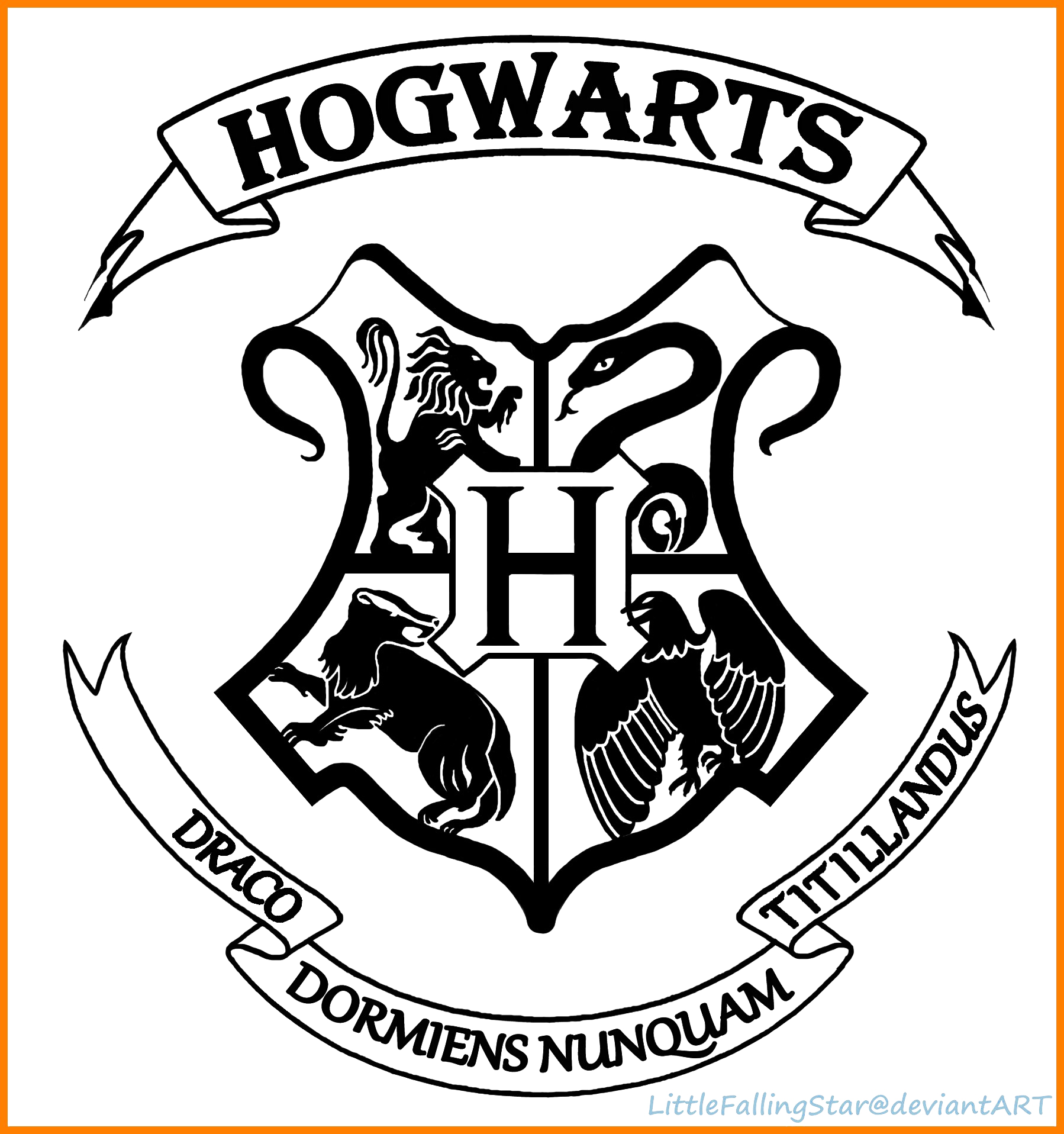 Hogwarts School Crest PNG