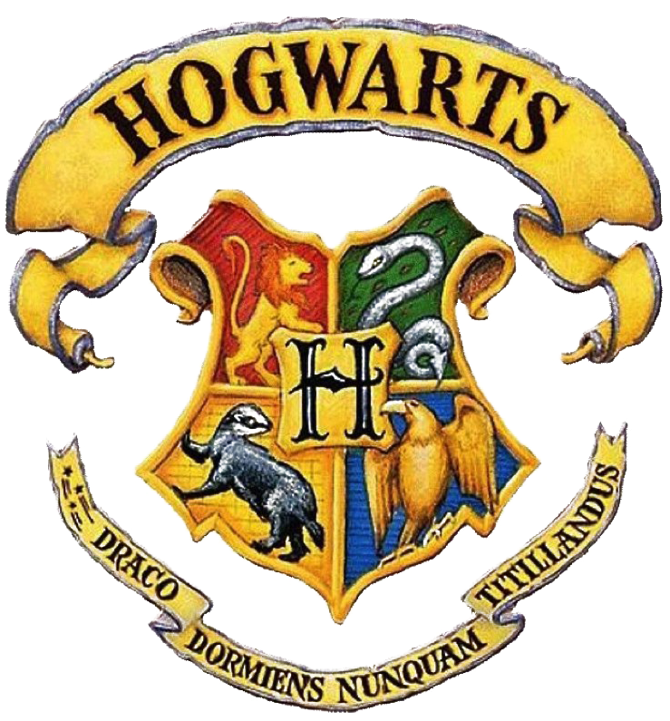 Hogwarts School Crest Logo PNG