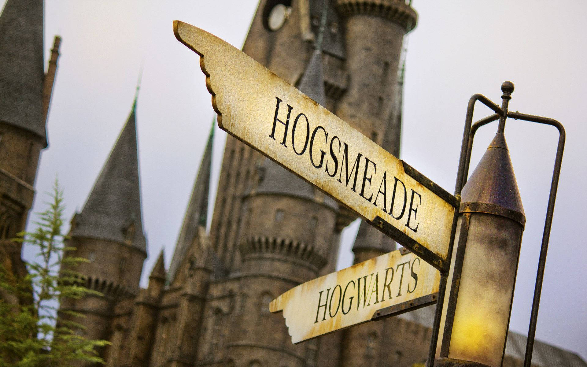 Hogwarts Street Sign Harry Potter Desktop Wallpaper