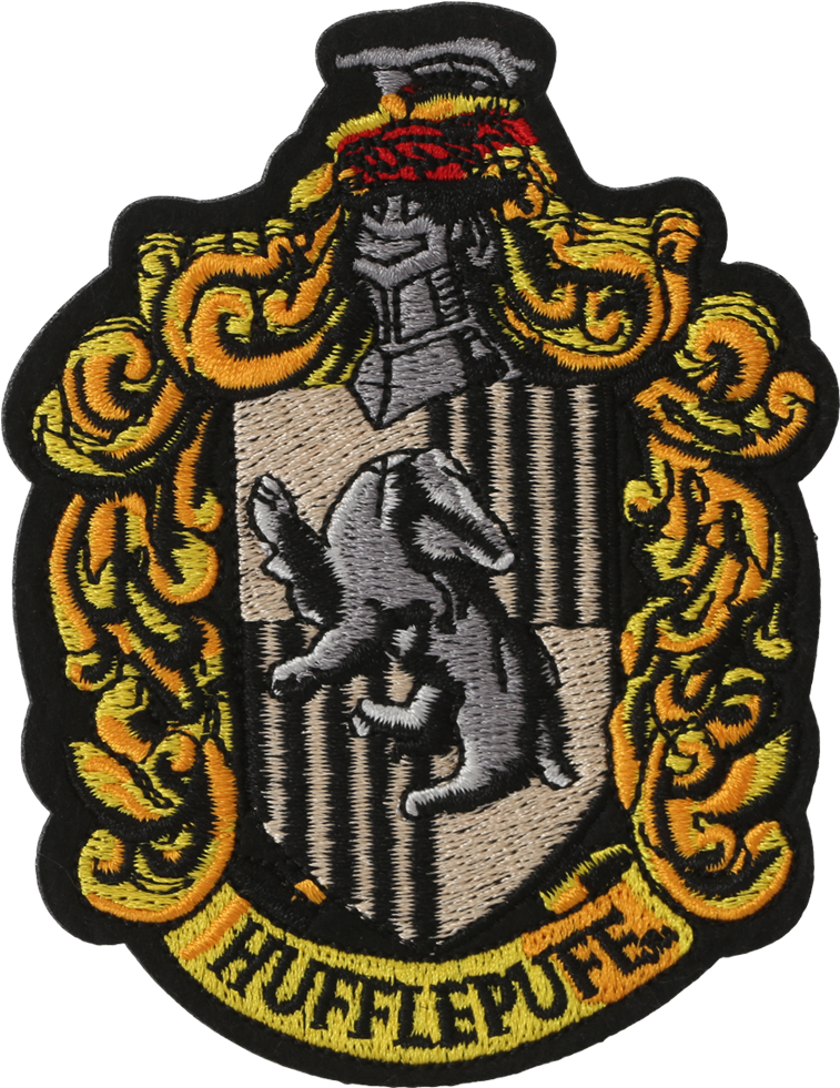 Hogwarts_ Hufflepuff_ Crest_ Embroidery PNG