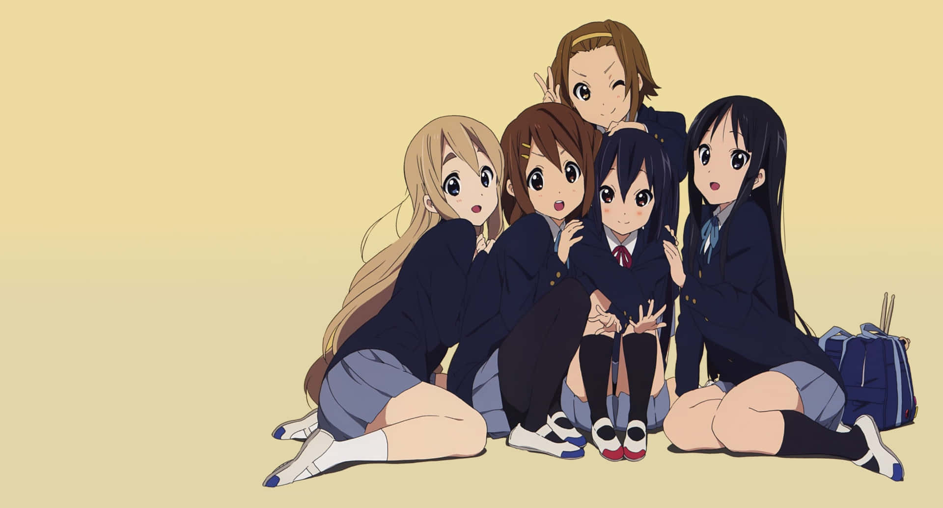 Best 4 Best Friend Anime on Hip girls animes school HD wallpaper  Pxfuel