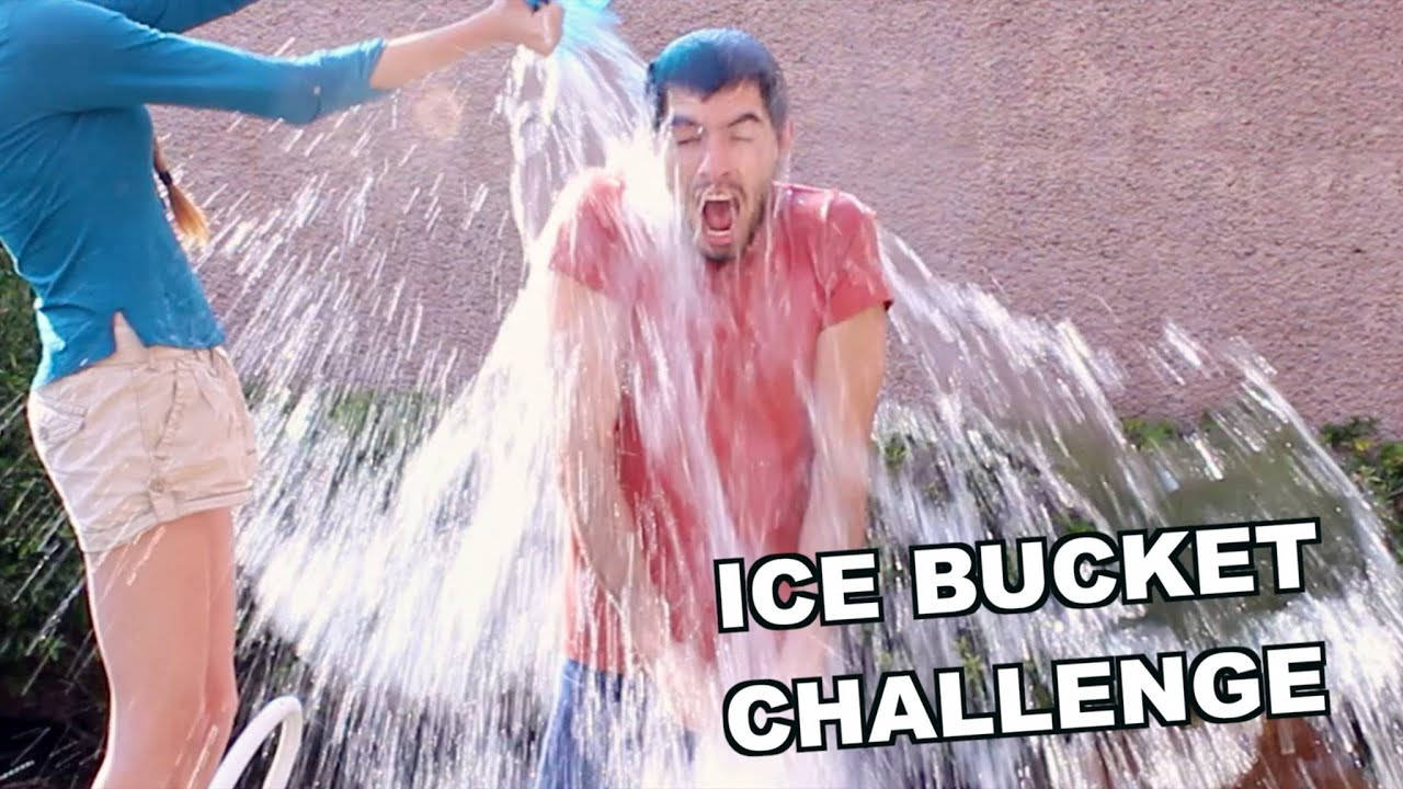 Hej,jag Skulle Vilja Ha En Dator- Eller Mobilbakgrund Med Holasoygermans Ice Bucket Challenge. Wallpaper