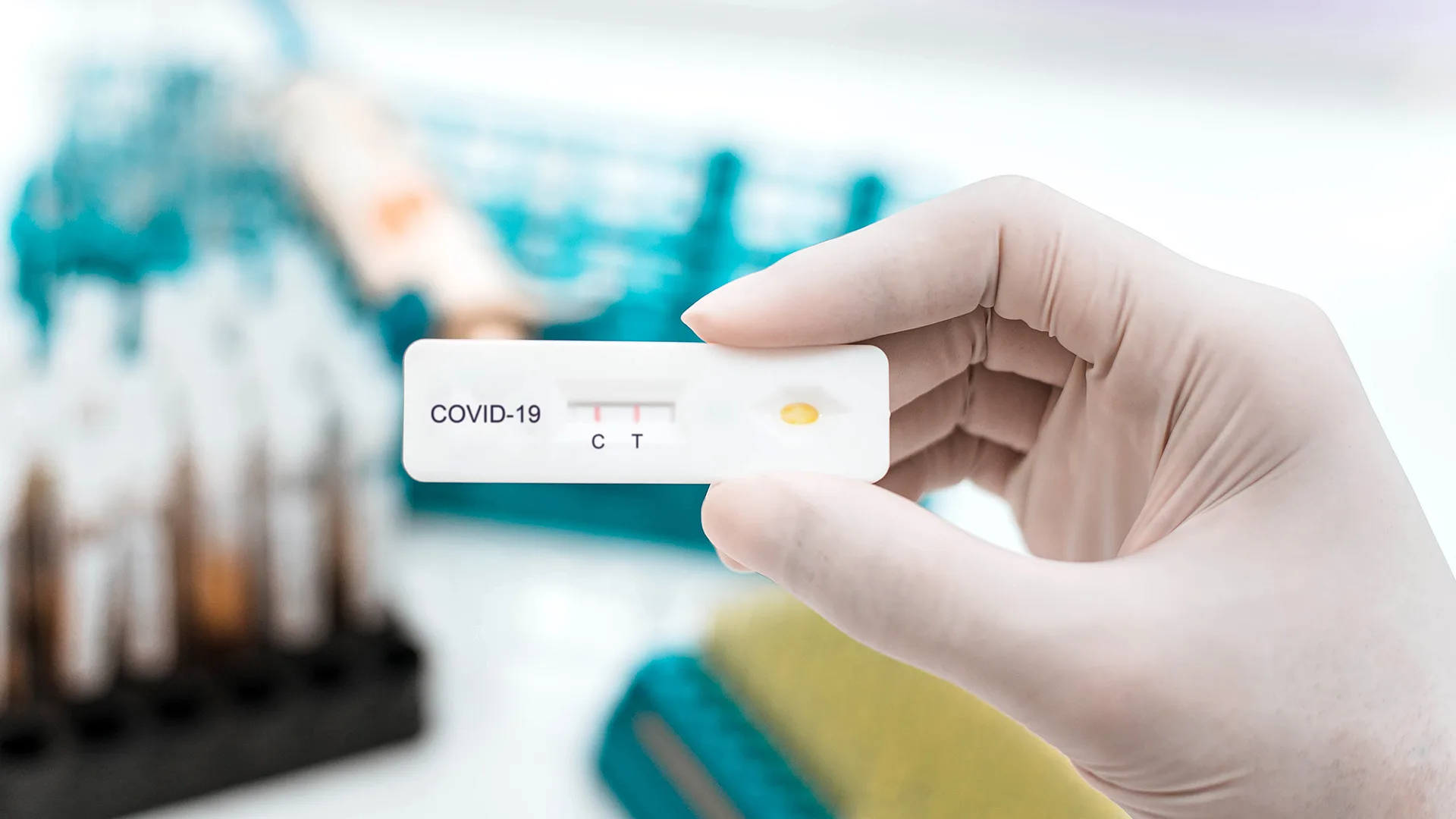 Holding A Positive Covid Test Wallpaper