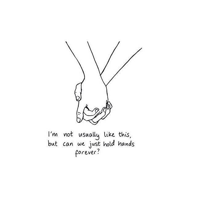 Holding Hands Aesthetic Tumblr Quotes Wallpaper