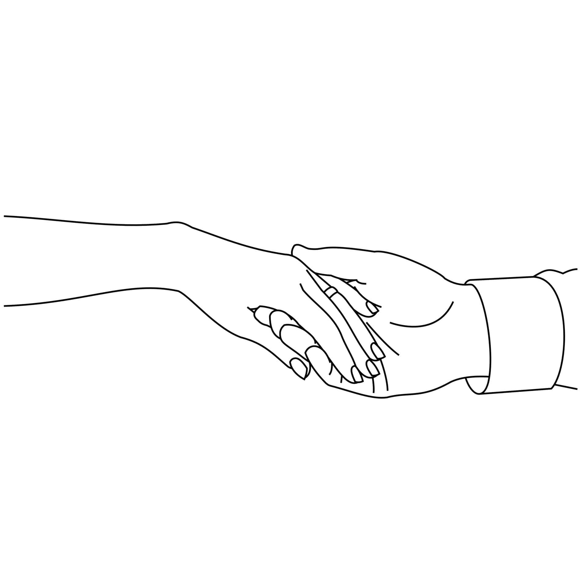 Atthålla Händerna Är Det Perfekta Sättet Att Uttrycka Kärlek.