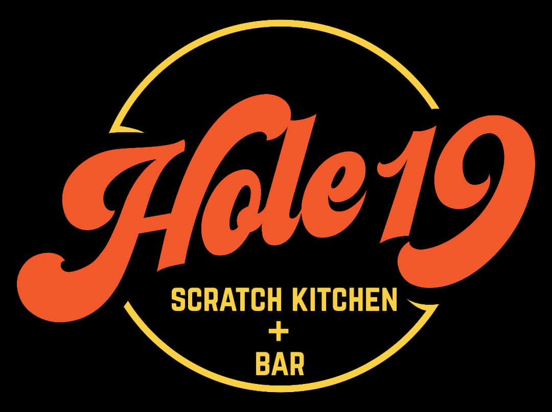 Hole19 Scratch Kitchen Bar Logo PNG