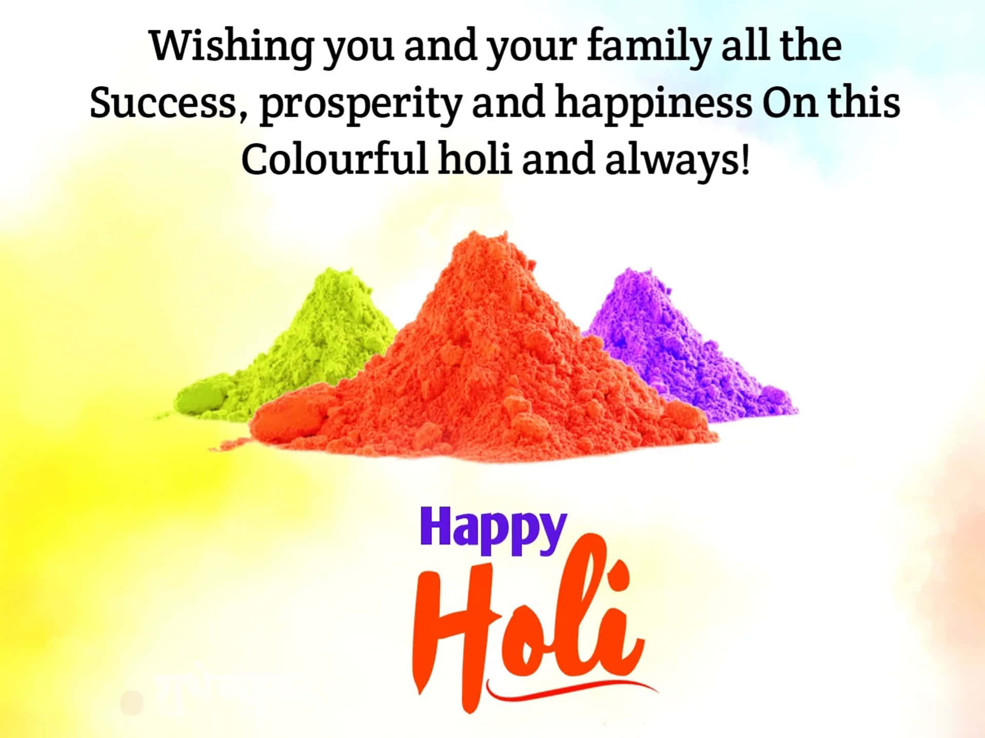 ¡disfrutade Una Colorida Celebración De Holi! Fondo de pantalla