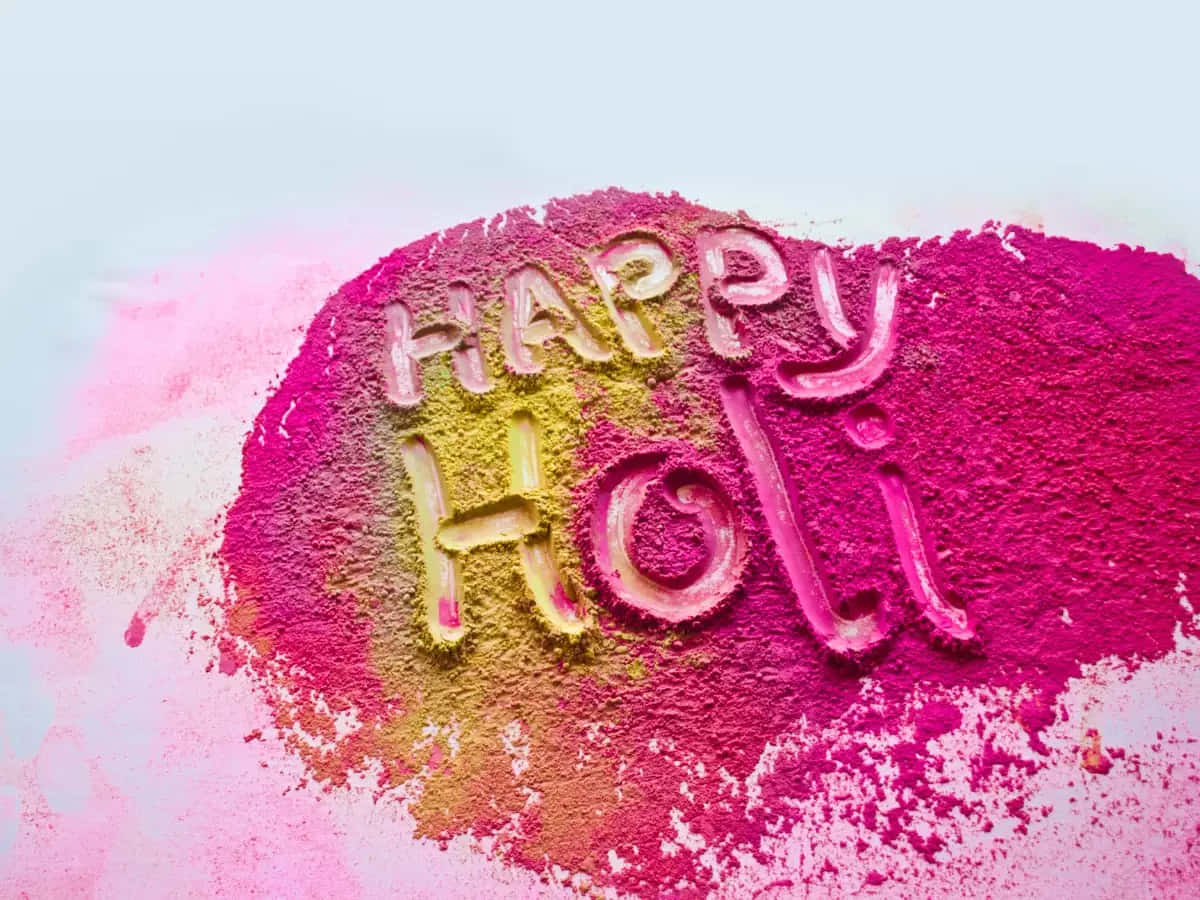 Celebrate Holi with joy and love Wallpaper