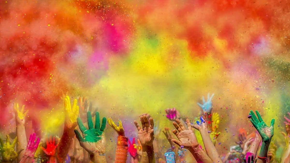 Celebrate Holi with friends and family.