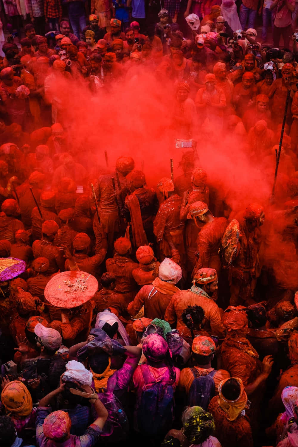 Firarholi-festivalen Med Färger