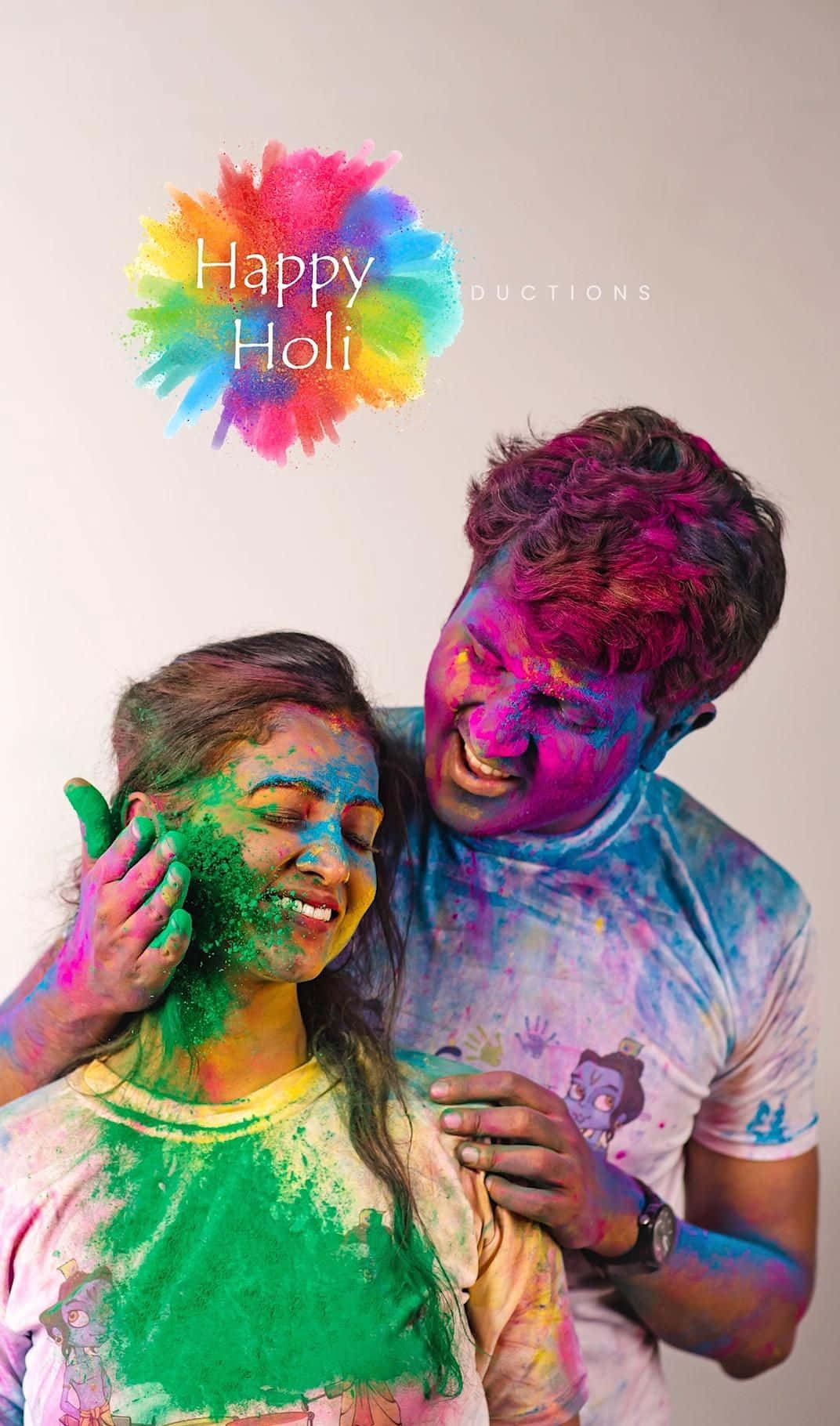 Colorful celebration of Holi