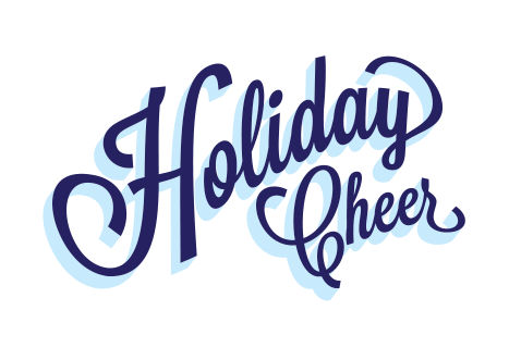 Holiday Cheer Calligraphy PNG