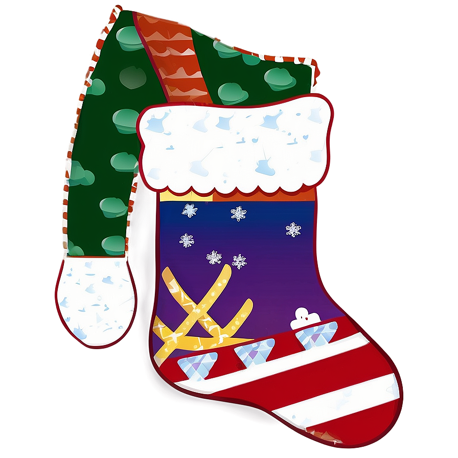 Holiday Christmas Stocking Png 52 PNG