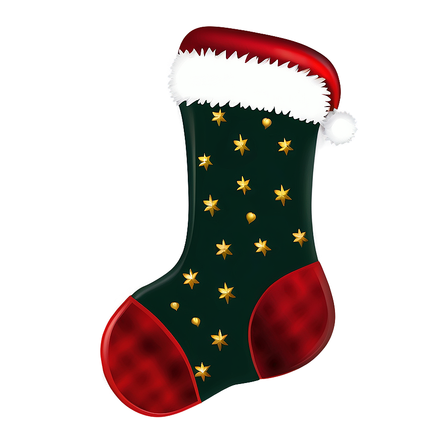 Holiday Christmas Stocking Png Efl PNG