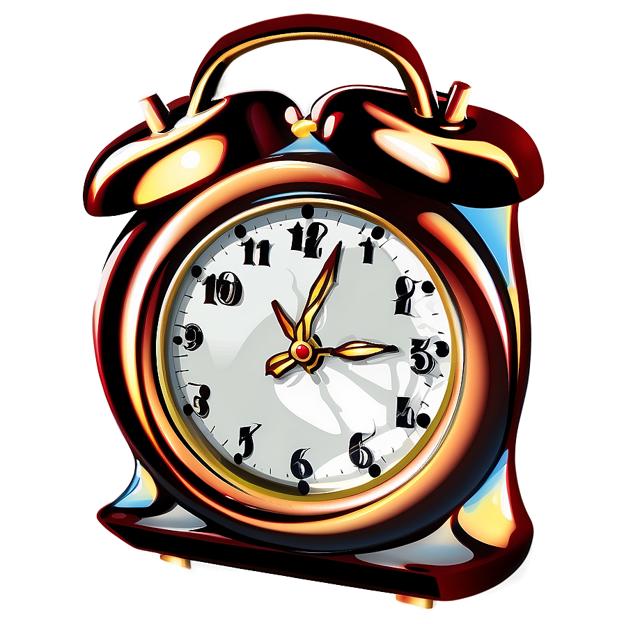 Holiday Clock Clipart Png 06262024 PNG