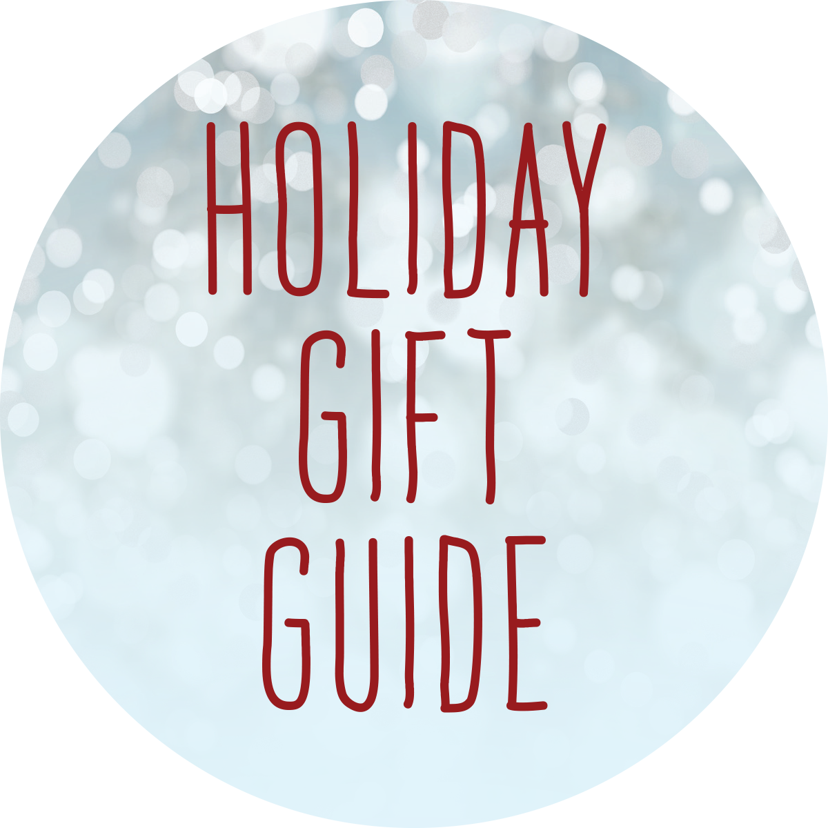 Holiday Gift Guide Sparkle Background PNG