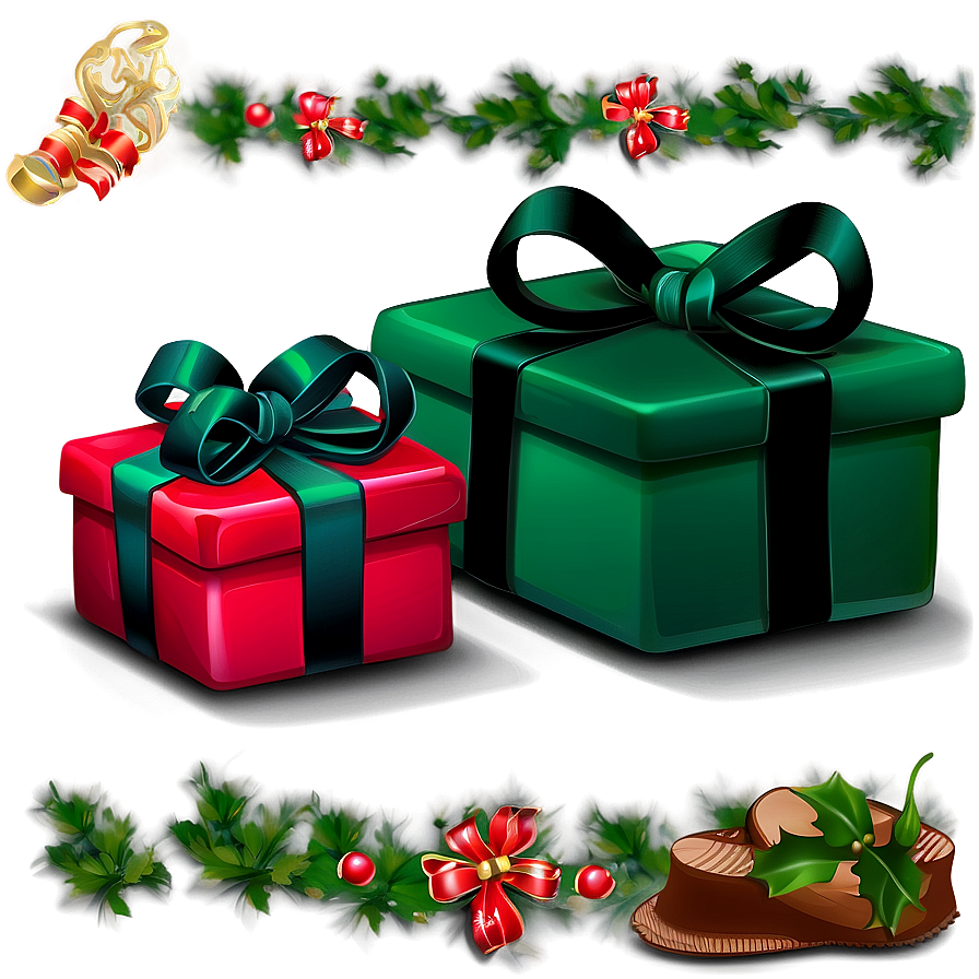 Holiday Gift Packages Png 05242024 PNG