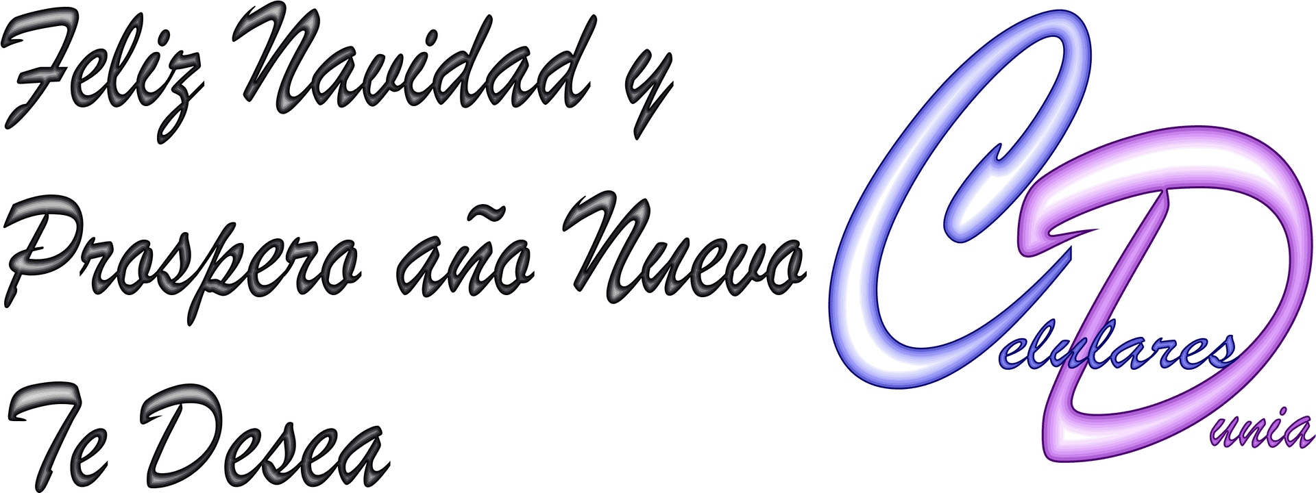 Holiday Greeting Spanish Celulares Cinco Logo PNG