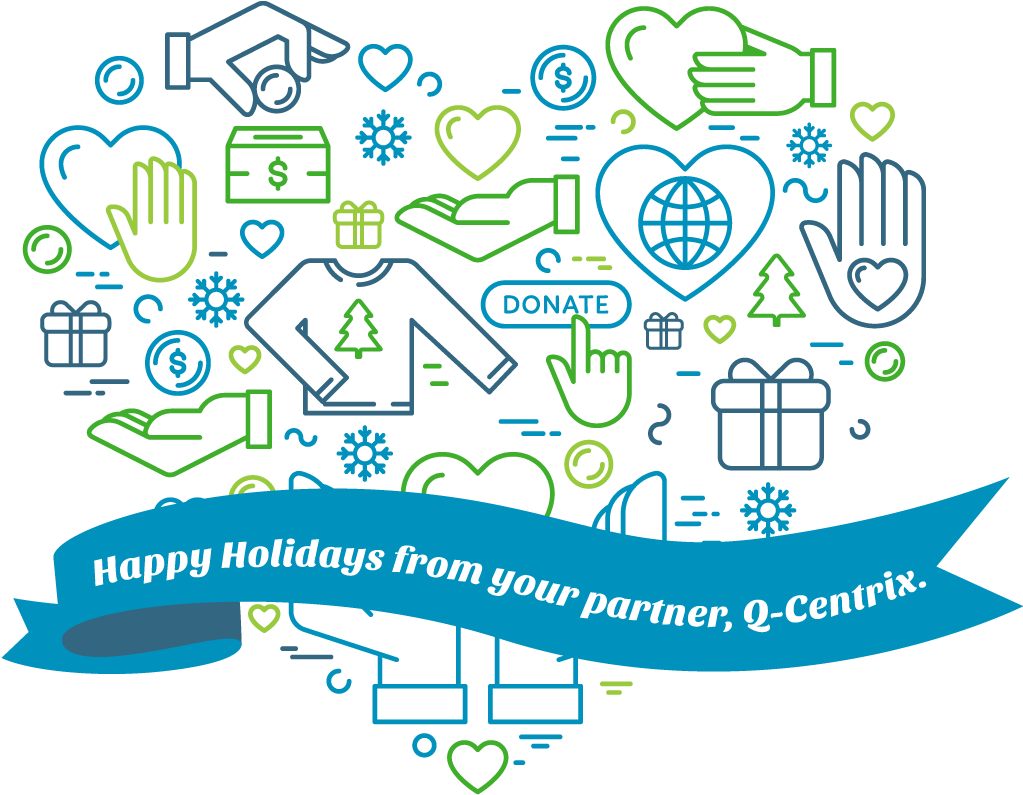 Holiday Greetings Charity Theme Q Centrix PNG