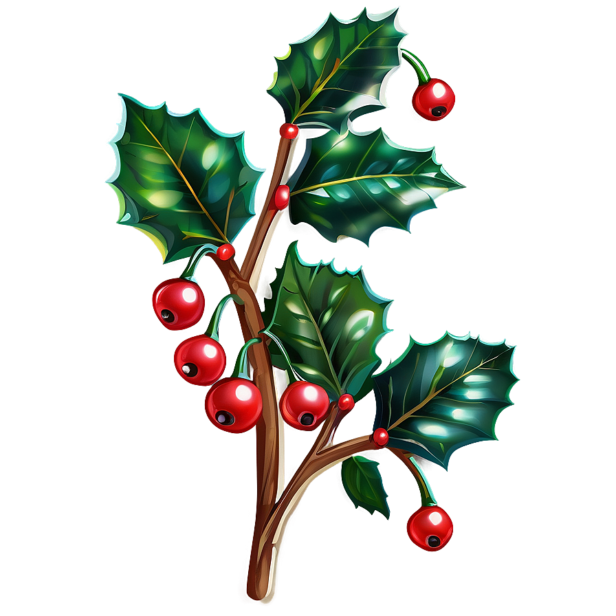 Holiday Holly Berries Png Hqf41 PNG