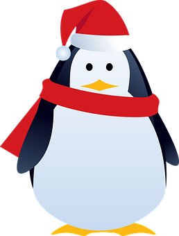 Holiday Penguin Cartoon PNG