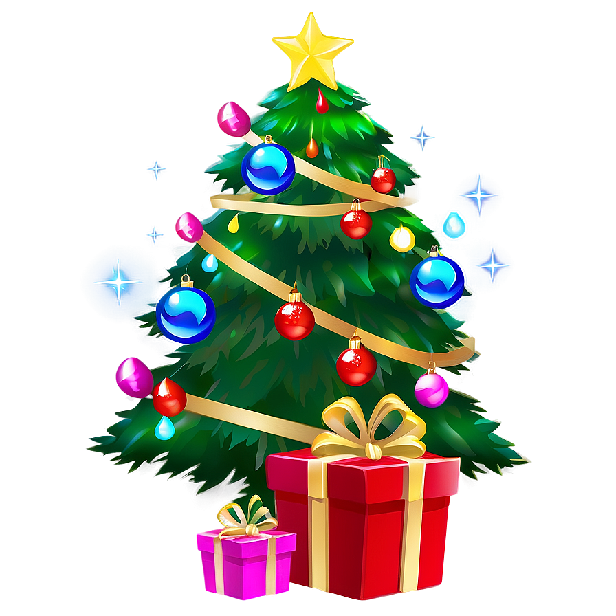 Holiday Season Cartoon Tree Png Lwm PNG