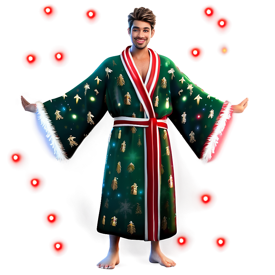 Holiday Themed Robe Png Hkn75 PNG