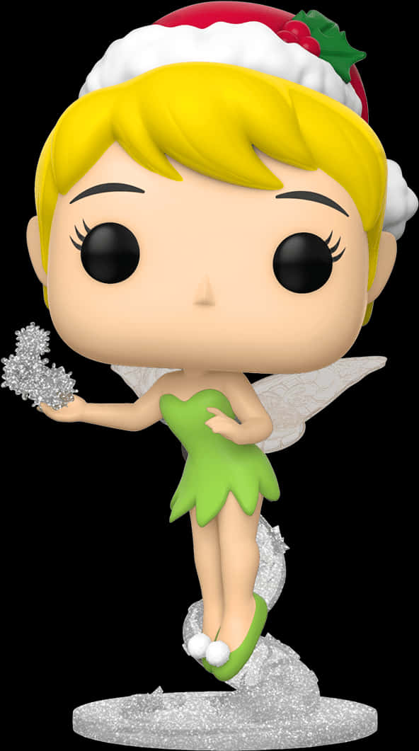 Holiday Tinkerbell Figurine PNG
